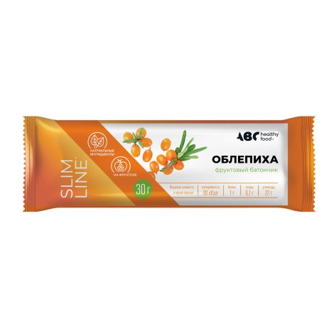 АВС хэлси фуд батончик фруктовый облепиха 30г