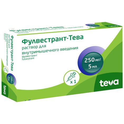 Фулвестрант-Тева р-р в/м 0,25/5мл 5мл шприц №1 №3