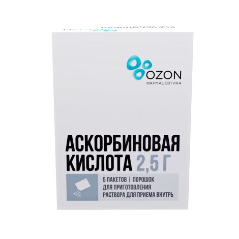 Аскорбиновая кислота пор. д/п/р/д/п/в 2,5г №5 №3