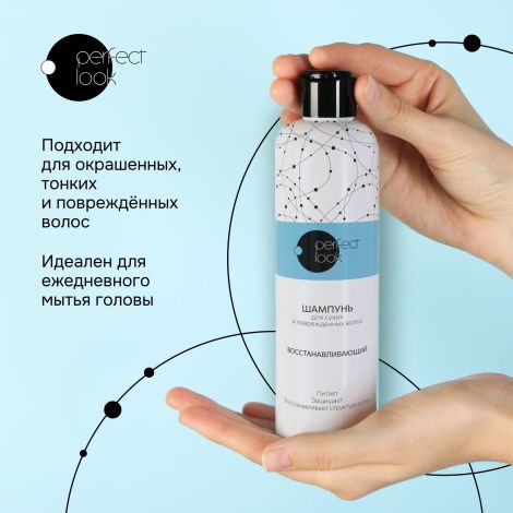 Перфект Лук шампунь для сухих и поврежденных волос восстанавливающий 250мл №2