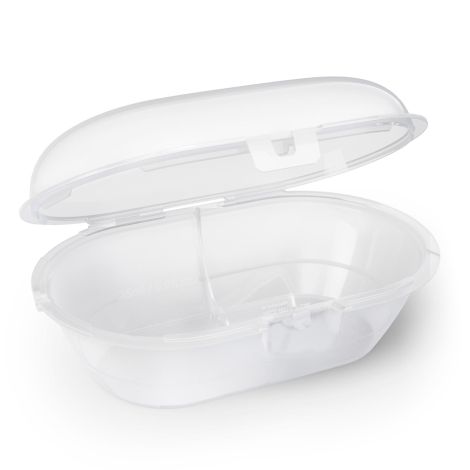 Авент пустышка силиконовая ортодонт. с щитком-нагубником с футл. 0-6мес № 2 SCF099/22 №2