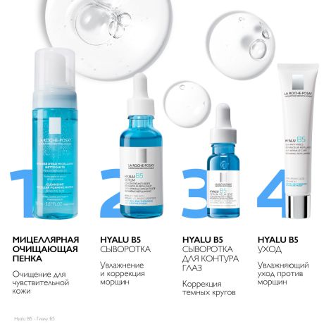 Ля Рош-Позе Гиалу В5 Концентрированная увлажняющая сыворотка для контура глаз против морщин, темных кругов и следов усталости 15мл №7