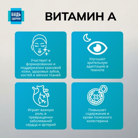 Будь Здоров! Витамин А 25мл №6