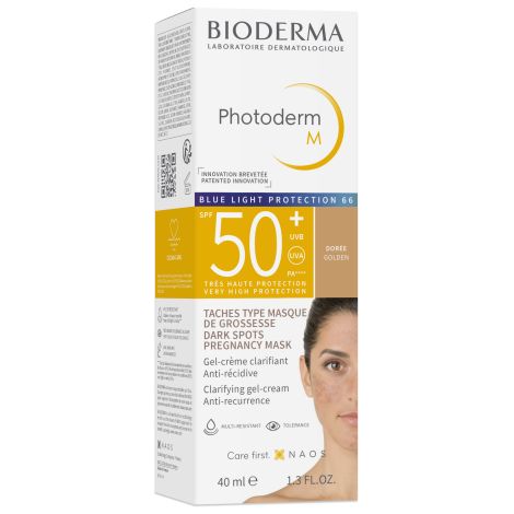 Биодерма Фотодерм крем-гель солнцезащитный M SPF50+ 40мл/темный оттенок №2