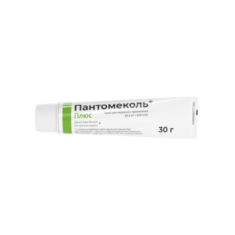 Пантомеколь Плюс крем для наружного применения 5.25%+0.802% туба 30г №4