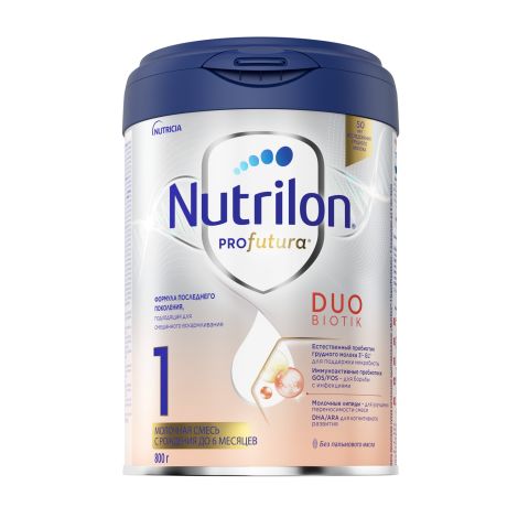 Нутрилон 1 Профутура Дуобиотик Молочная смесь с рождения 800г 