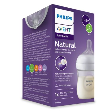 Филипс Авент бутылочка Нейчерал Респонс 0 мес+ 125мл № 1 SCY900 / 01 №4