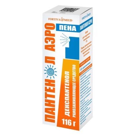 Пантенол аэро пена для наруж. примен. баллон 5% 116г