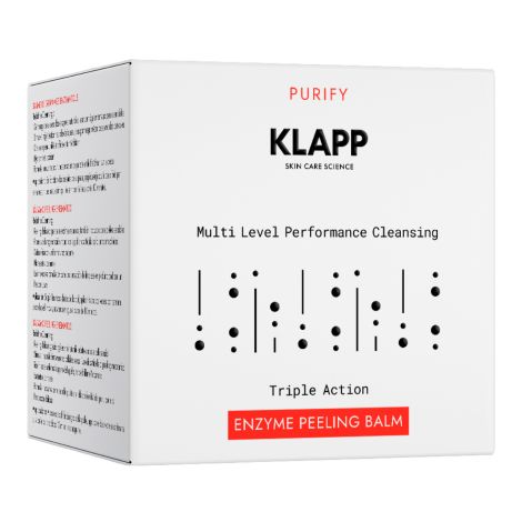 KLAPP SKIN CARE SCIENCE CORE Purify Multi Level Performance Cleansing энзимный пилинг-бальзам 50мл №2