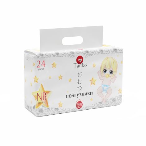 Танко подгузники NB до 5кг № 24