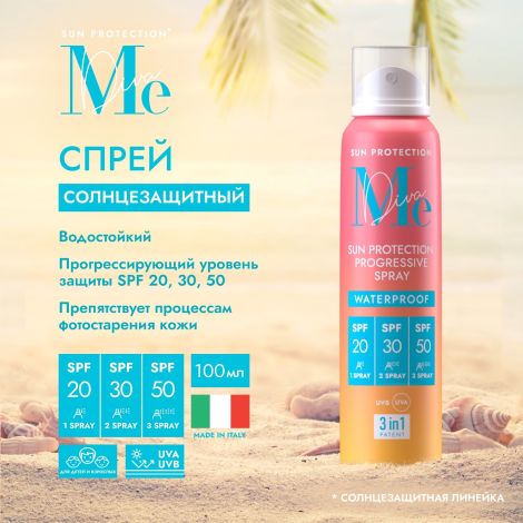 Медива САН КЕА спрей солнцезащитный SPF 20/30/50 100мл