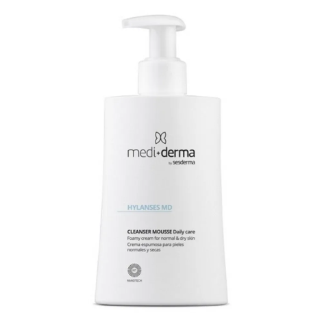 SESDERMA MEDI+DERMA HYLANSES MD CLEANSER MOUSSE Daily care крем-пенка для умывания для норм. и сух. кожи 200мл