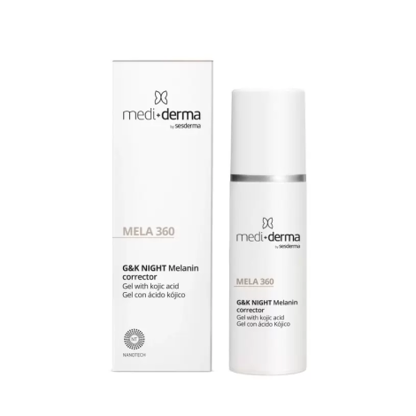 SESDERMA MEDI+DERMMELA 360 G&K NIGHT Melanin corrector гель для лица депигментирующий 30мл
