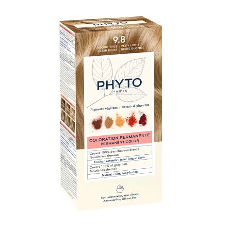 Phytosolba крем-краска для волос тон 9.8 очень светлый бежевый блонд 50/50/12 № 2 NP022023