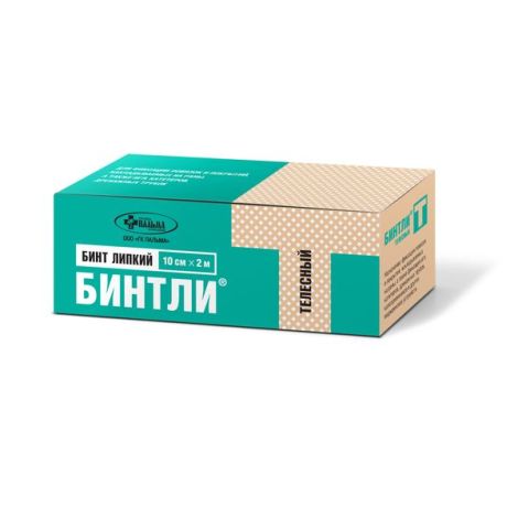 Бинтли-т бинт липкий неткан телесный 10смx2м
