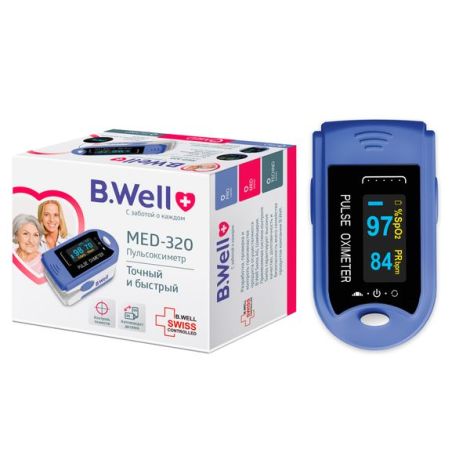 Б.Велл Пульсоксиметр MED-320 с принадлежностями