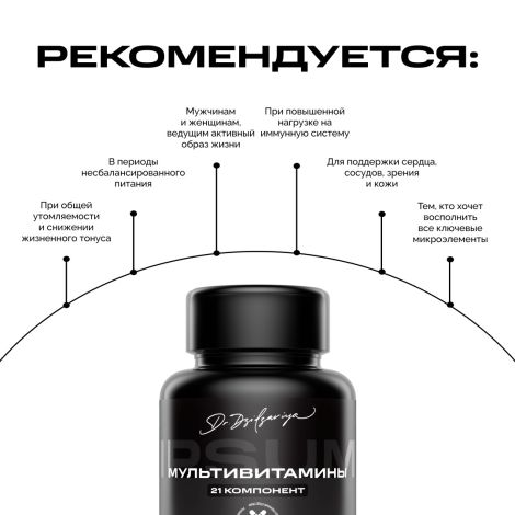 Ипсум мультивитамины капсулы 753мг № 60 №2