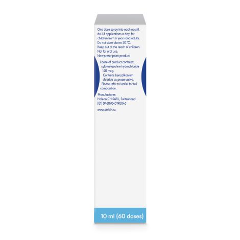 Отривин для взрослых спрей назальный 0,1% 10мл №4