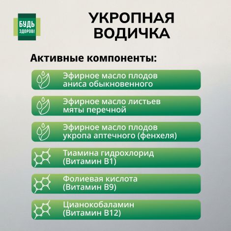 Будь Здоров! Укропная водичка 15мл №5