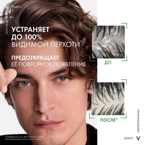 Виши Деркос ДС Интенсивный увлажняющий шампунь-кондиционер для волос против перхоти и себореи 2в1 3900мл №3