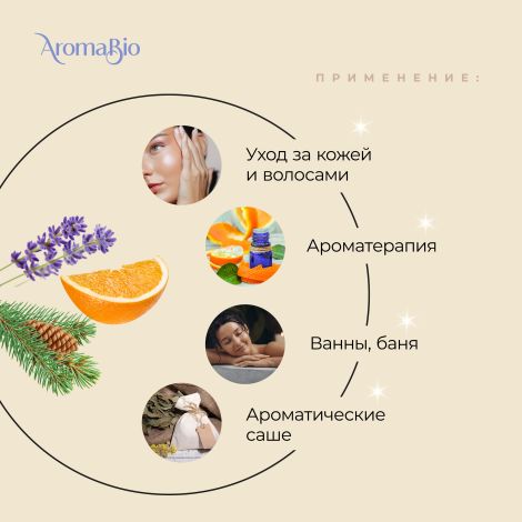 Аромабио набор эфирных масел подарочный пихта / лаванда / апельсин 10мл № 3 №4