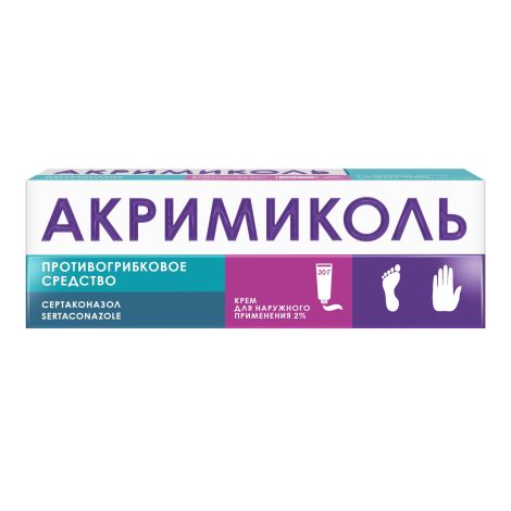 Акримиколь крем для наруж.прим. 2% 30г