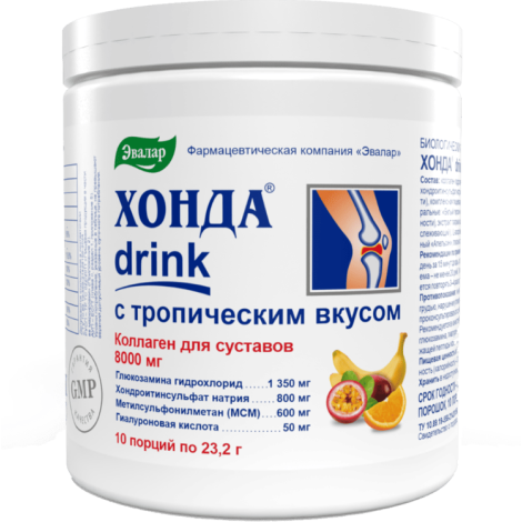 Хонда Дринк с тропическим вкусом пор. банка 232г