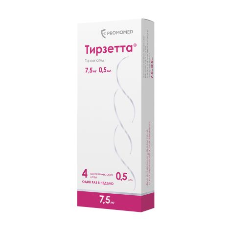 Тирзетта р-р для п/к введ. шприц в автоинжекторе 7,5мг 0,5мл №4