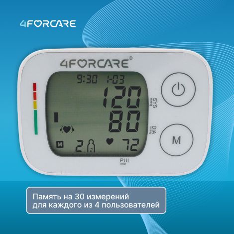 4FORCARE тонометр автоматический на запястье L2 компакт № 1 №7