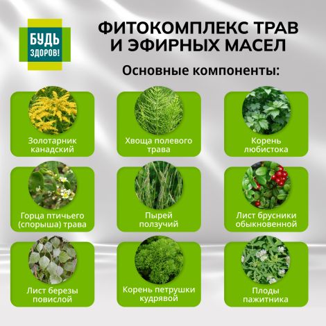 Будь Здоров! Фитокомплекс трав и эфирных масел паста 100мл №3