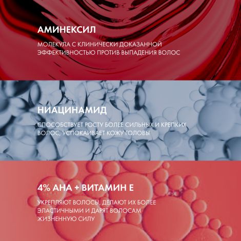 Виши Деркос Техник шампунь против выпадения волос Энерджи плюс рефил 400мл №6