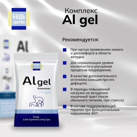 Будь Здоров! Комплекс Al gel саше 18+ №10 №3