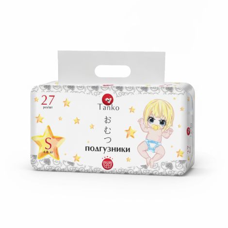 Танко подгузники S 4-8кг №27