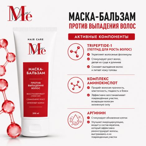 Медива ХАИР КЕА маска-бальзам против выпадения волос 200мл №2