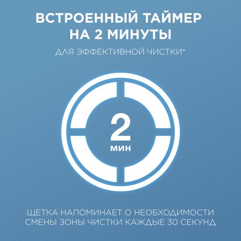 Орал Би Виталити Про щетка зубная электр. тип 3708 голубая с насадкой и заряд. устройством типа 3757 №6