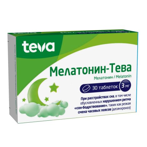 Мелатонин-Тева таб. 3мг №30 №2
