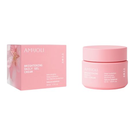 Амиджоли крем-гель для лица дневной с гранулами масла моринги и экстрактом сакуры 50мл