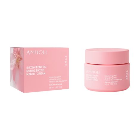 Амиджоли крем для лица ночной питательный с экстрактом сакуры и транексамовой кислотой 50мл