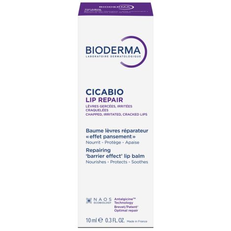 Биодерма Цикабио бальзам для очень сухих губ восстанавливающий 10мл №2