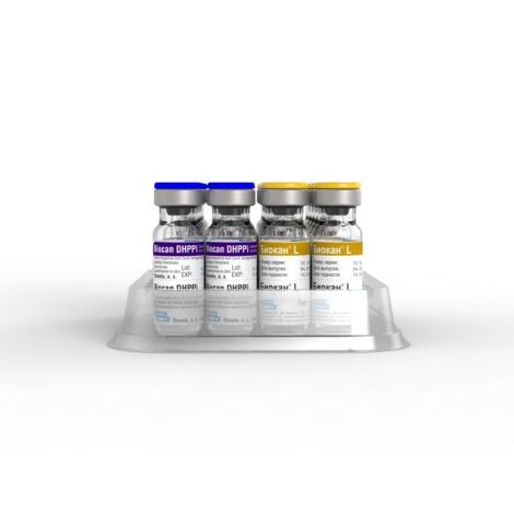 Биокан DHPPi+L вакцина для собак суспензия для инъекций флакон 10доз 1мл (1доза) 20шт №3