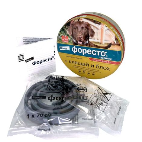 Форесто ошейник от клещей и блох 70см №1 (для собак более 8кг) №2