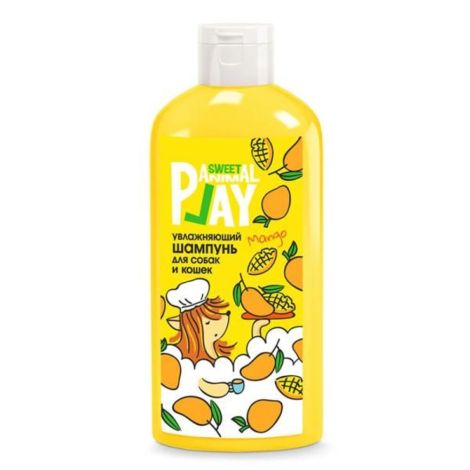 ANIMAL PLAY SWEET Увлажняющий шампунь спелый манго для собак и кошек флакон 300мл