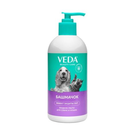 Мыло жидкое для собак и кошек Башмачок Veda флакон 500мл