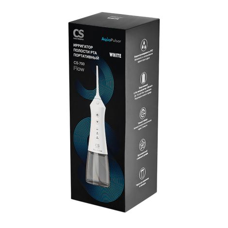 СиЭс Медика ирригатор для полости рта АкваПульсар CS-700 флоу вайт №3