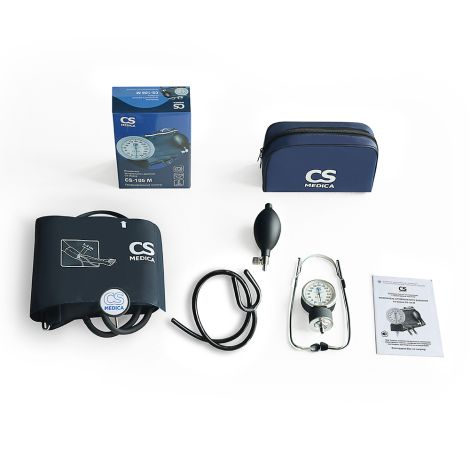 СиЭс Медика тонометр CS-105 М механический+фонендоскоп встроенный №4