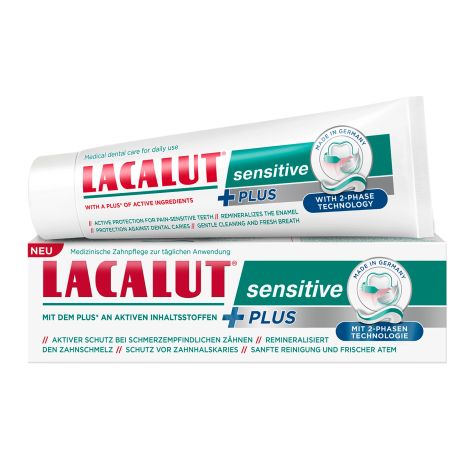 Лакалют паста зубная Сенситив плюс 75мл