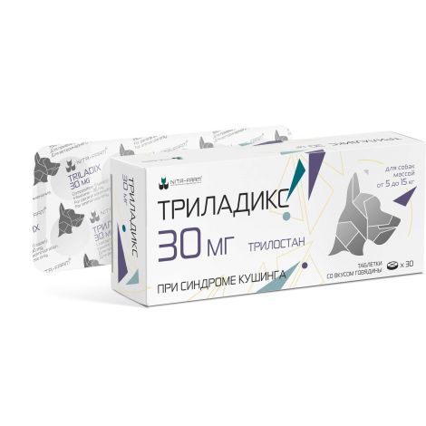Триладикс таб. для приема внутрь 30мг №30/д/собакот 5 до 15кг №3