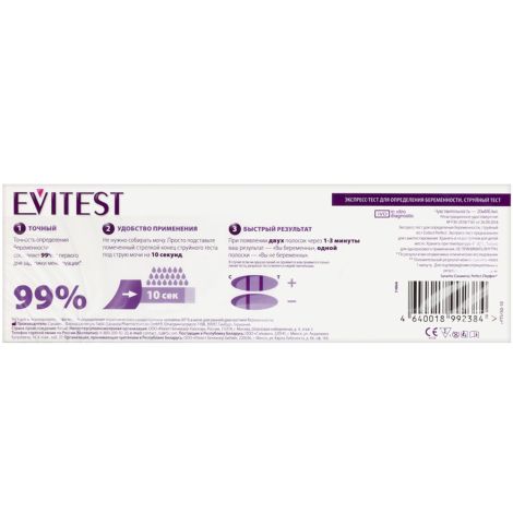 Эвитест тест для определения беременности Перфект №4