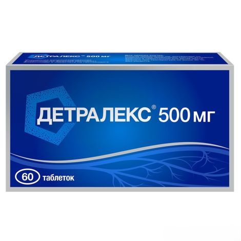 Детралекс таблетки покрытые оболочкой 500мг №60