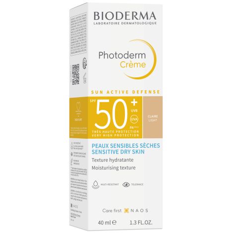 Биодерма Фотодерм Солнцезащитный тональный крем SPF50+ Светлый оттенок 40мл №2